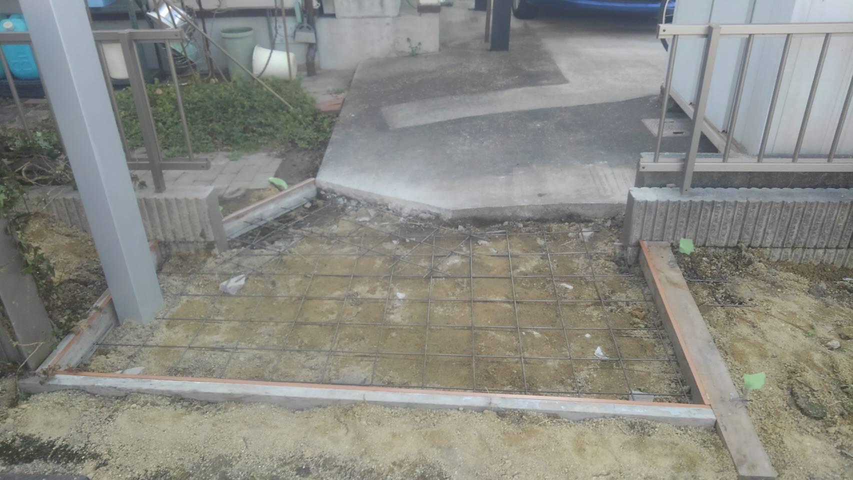 カーポート･通路新設工事♪