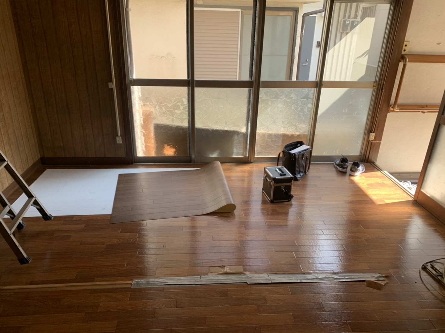 歪んだ床の修繕