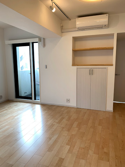 収納を増やして広々としたお部屋に。