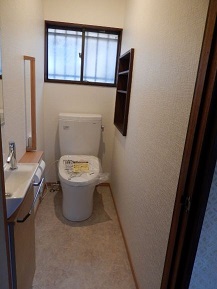 快適、安心　和式トイレから洋式トイレへリフォーム