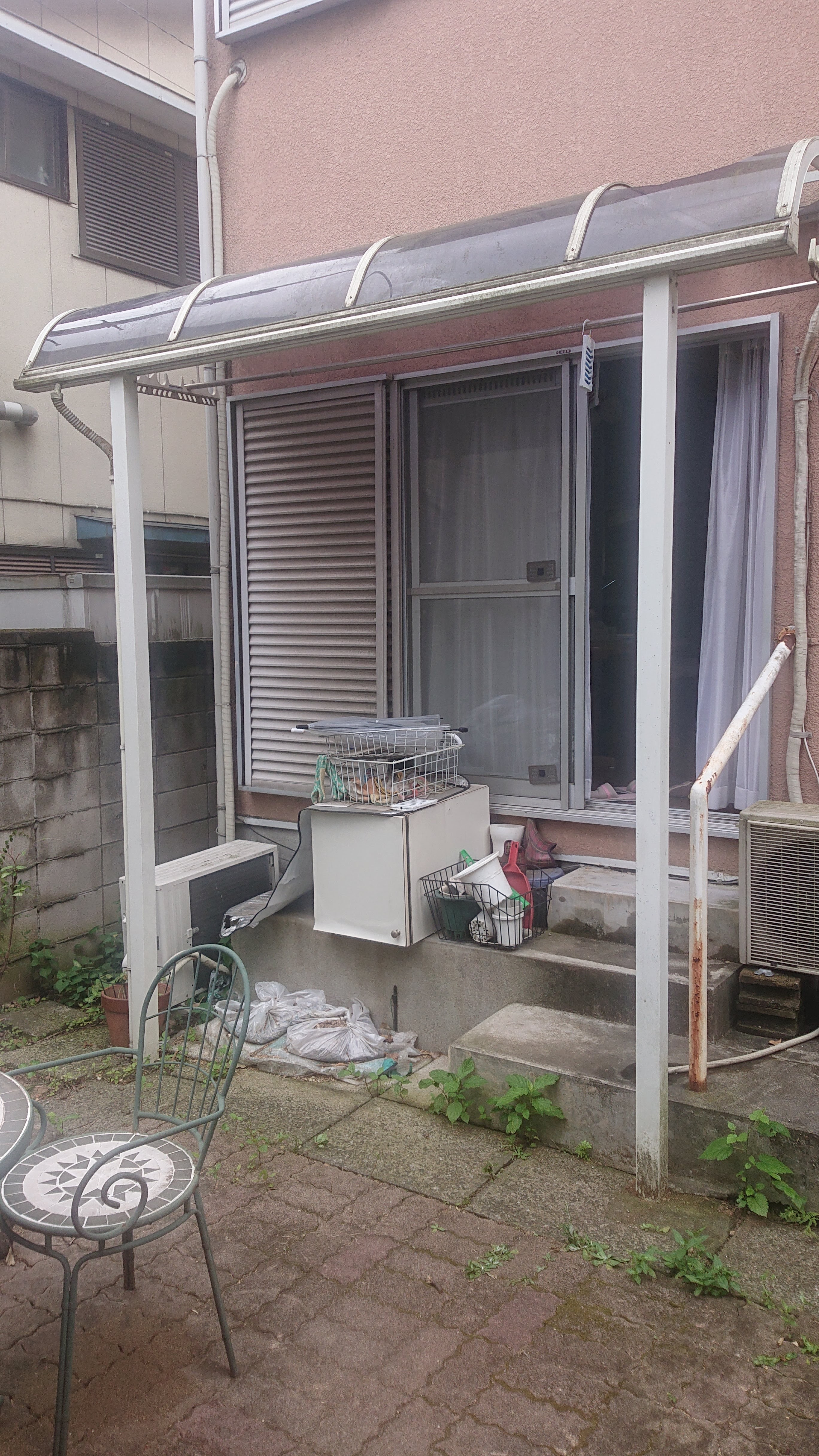 カフェ風ウッドデッキ
