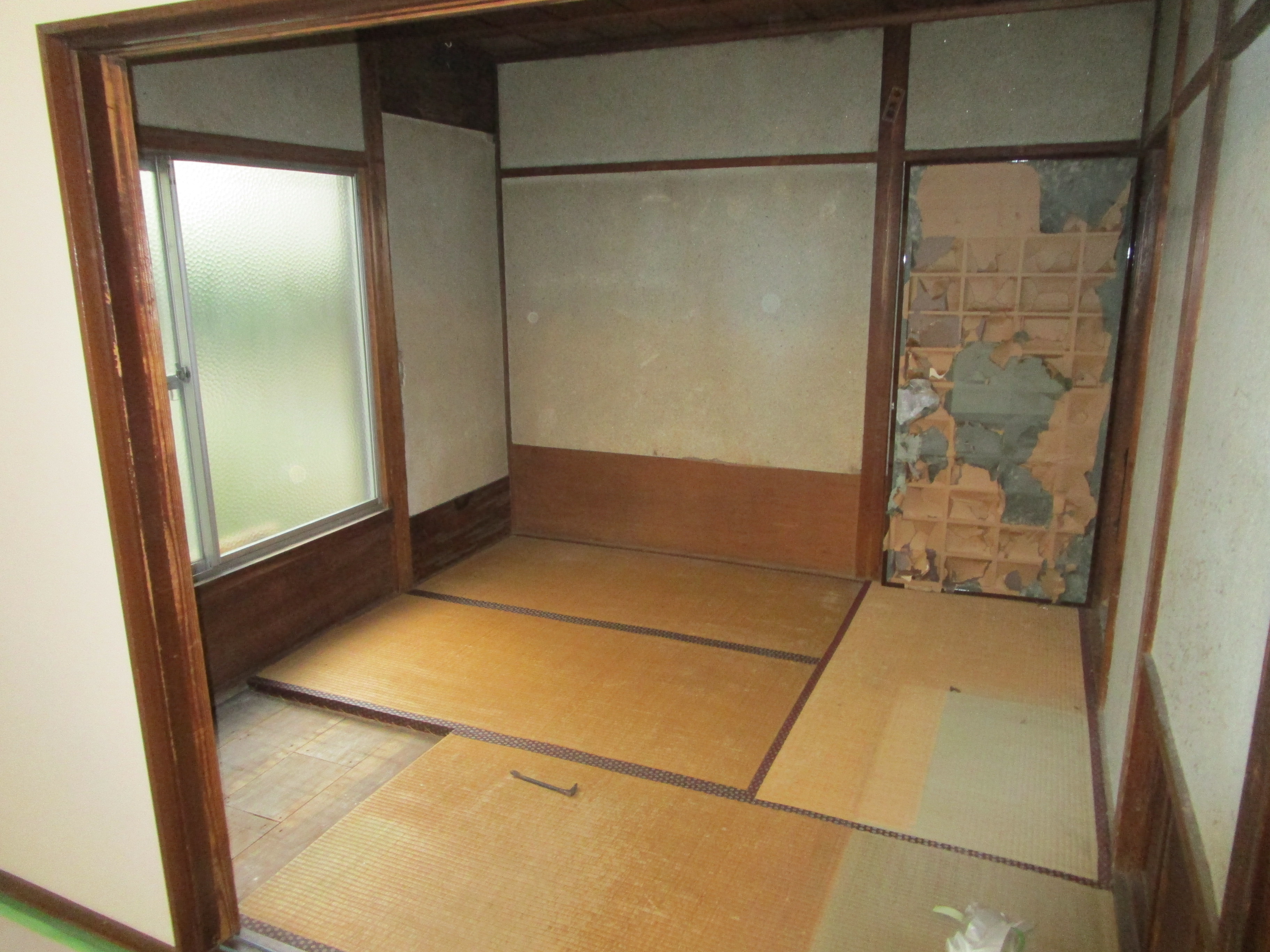 和室を洋室に改修