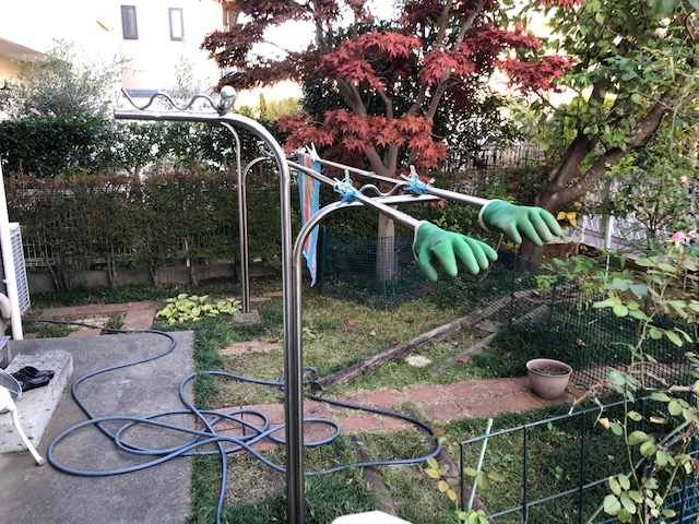 ペットが走れる人工芝の「お庭」