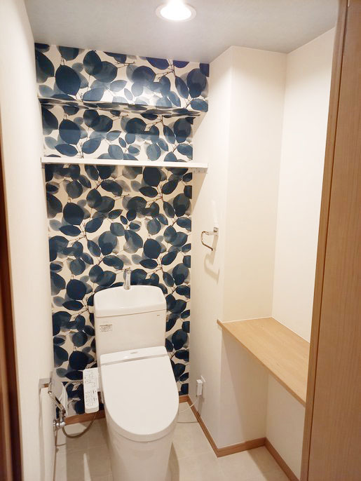 青を基調とした、スタイリッシュなお部屋へリフォーム。