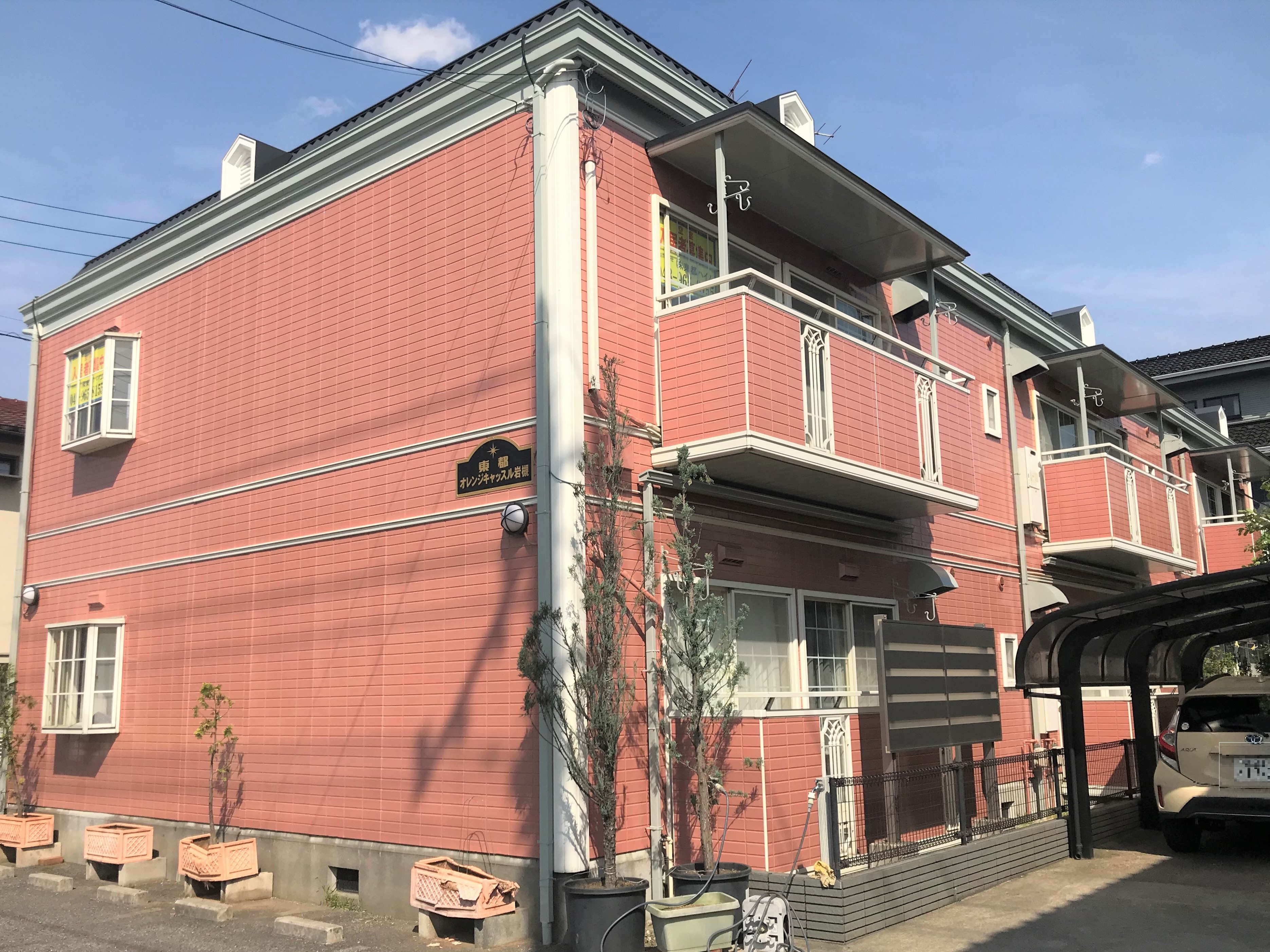 岩槻区アパート 外装修繕工事