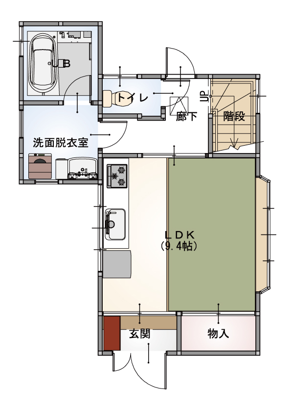 1F施工前