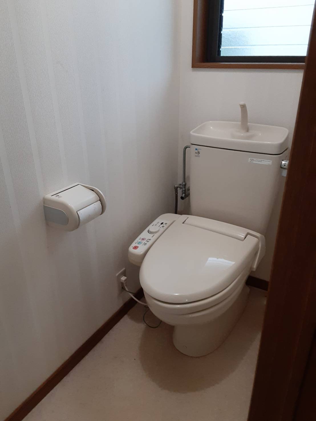 同じ空間なのに広く感じるトイレ