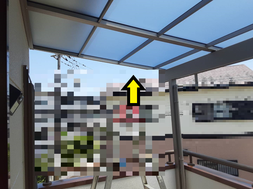 こんなに便利♪テラスに屋根を設置！