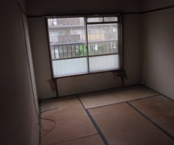 全て和室の部屋を洋室に・3DKから2LDKに間取り変更
