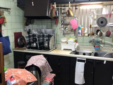 ご主人を説得して新しいキッチンに取り換え