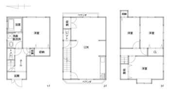 変更前の間取りになります。