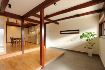 断熱対策を施して既存の生かせる場所はそのまま残して利用