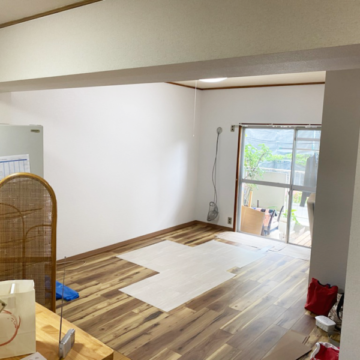 DKからLDKに間取り変更・部屋が広く感じる空間に
