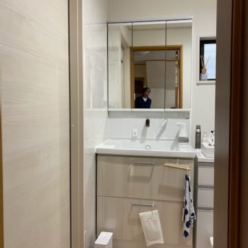 水廻り箇所の交換・白を基調とした空間に仕上げ