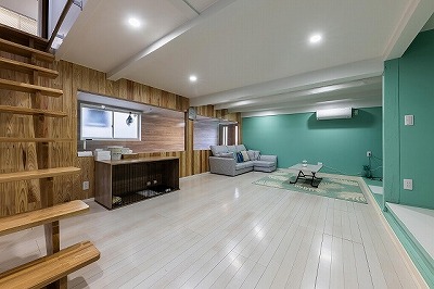 インナーガレージのある住まい