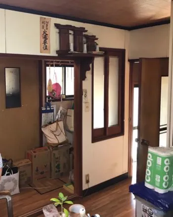 使わない物置スペースにトイレを新設