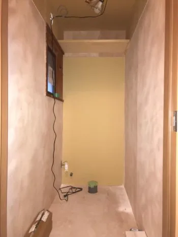 使わない物置スペースにトイレを新設