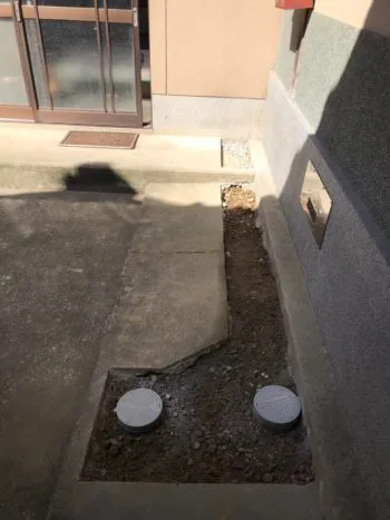 使わない物置スペースにトイレを新設