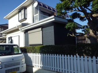 増築に伴いベランダを解体・屋根葺き及び外壁施工