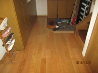 システムキッチン交換に伴い床暖房も設置