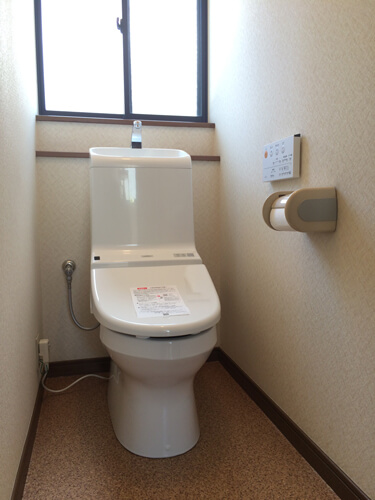 お掃除がしやすくなる水回り製品に取り換え