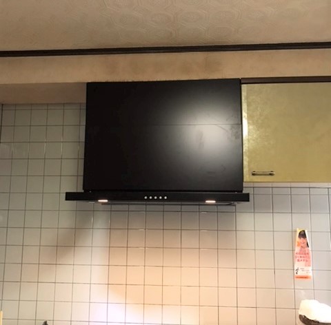 お手入れラクラクレンジフードへお取替え