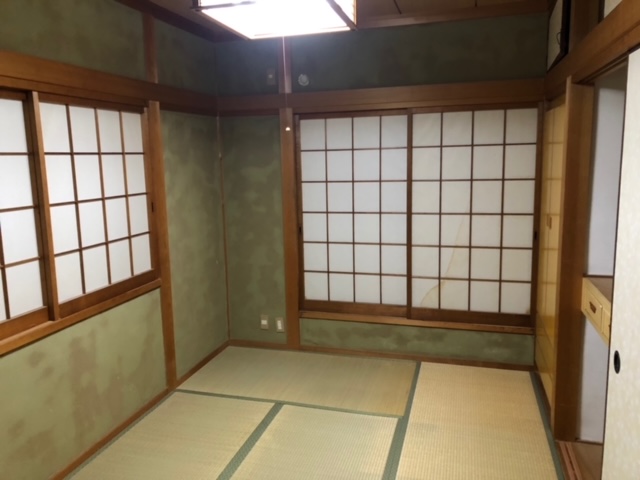 和室聚楽塗装工事