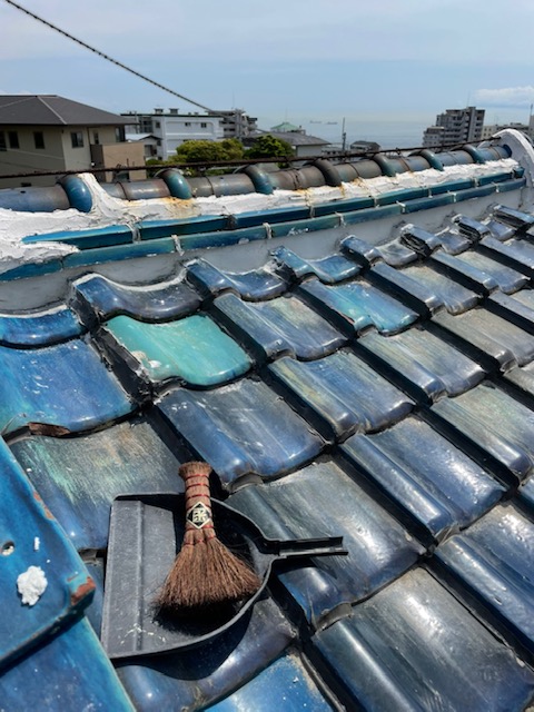 屋根漆喰打ち替え工事