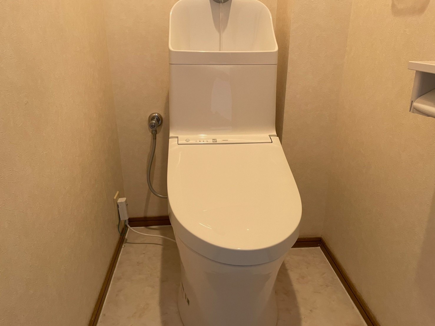ウォッシュレット一体型トイレでお洒落に！
