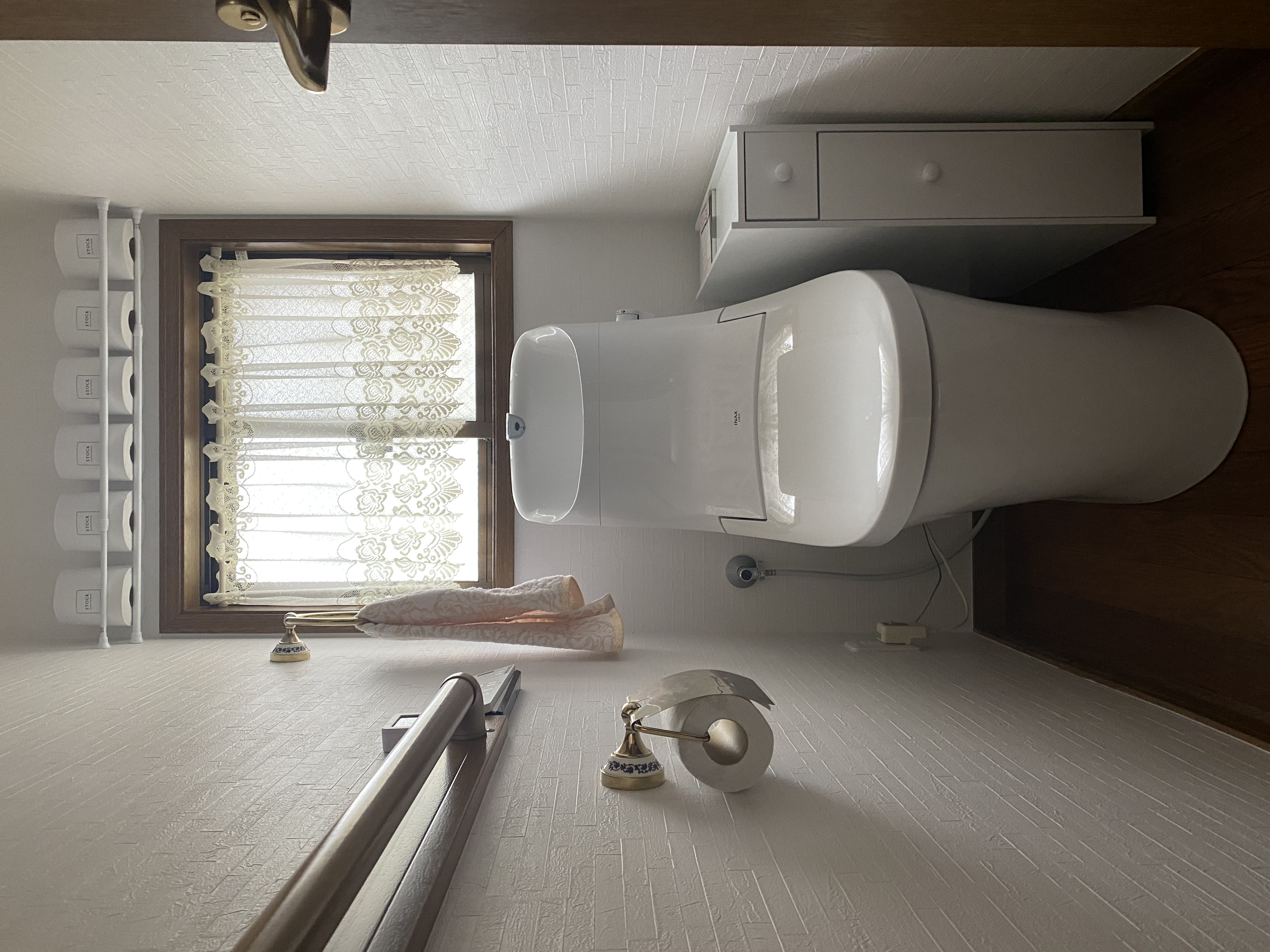 お手入れがしやすいトイレに取り換え