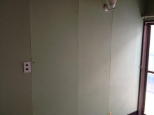 お部屋の仕切り金を一部撤去して有効的に活用