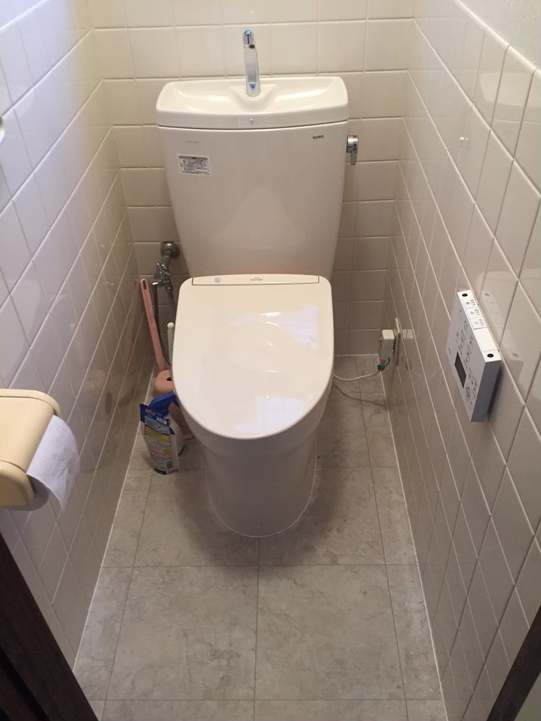宝塚市花屋敷山でトイレToToピュアレストにリフォーム工事