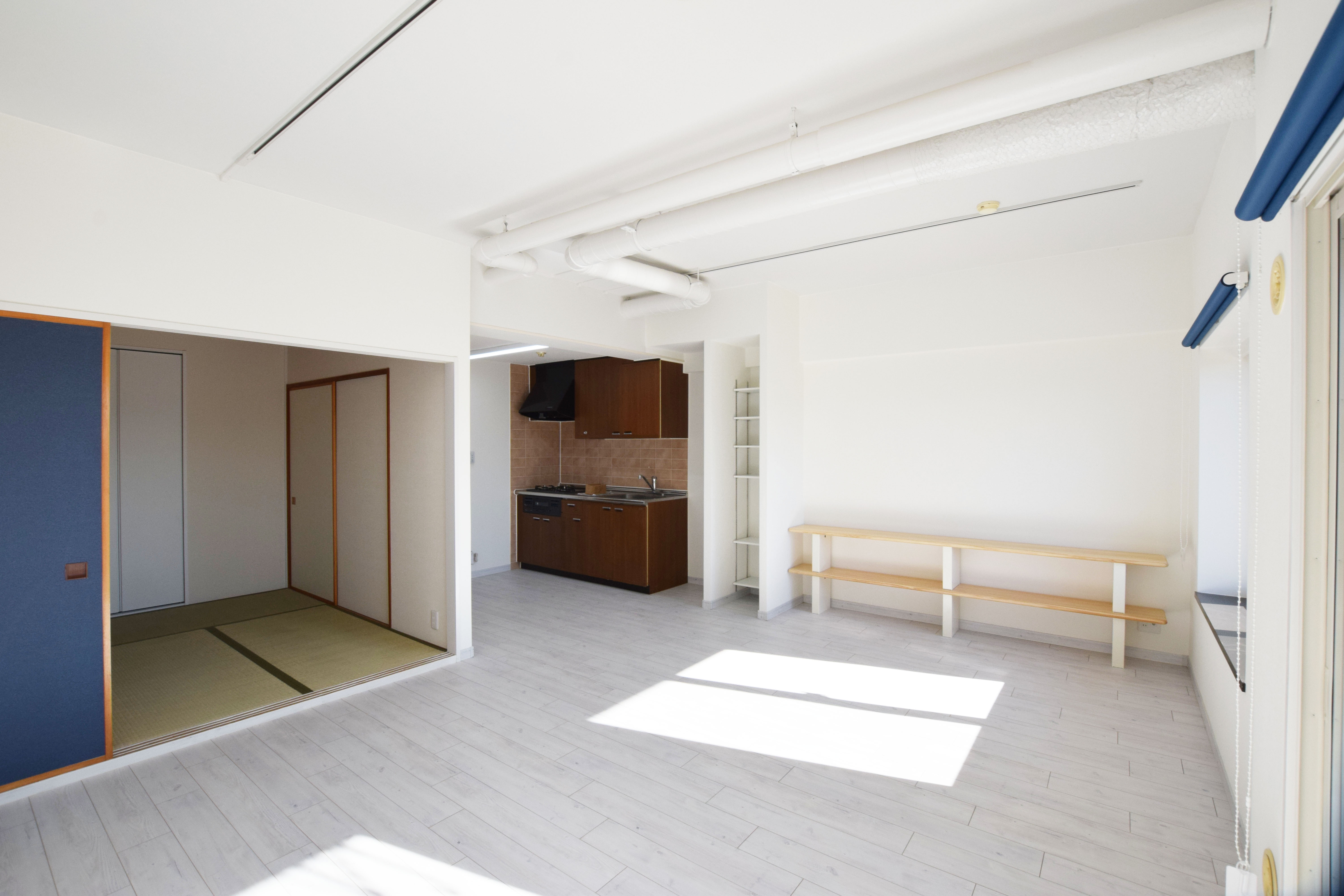 中古マンションを、開放的な空間へリノベする。