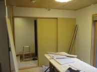 旧和室を延長して広々リビングに施工