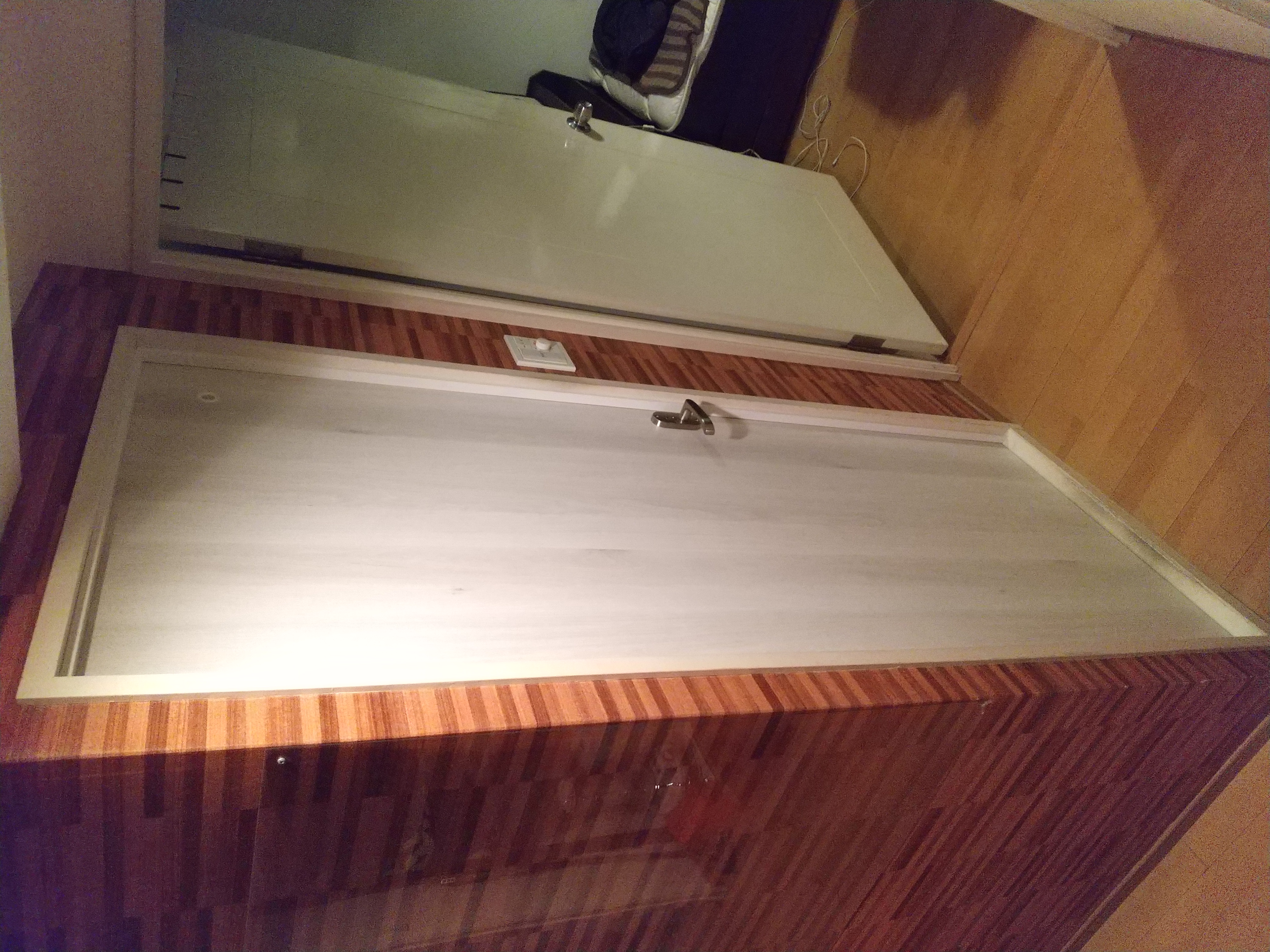 和室を改修してトレーニングルームへ