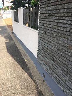塗装の剥離を解消する施工