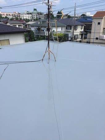 塗装の剥離を解消する施工
