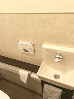使い勝手がいいトイレ・洗面化粧台に取り換え