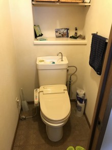 使い勝手がいいトイレ・洗面化粧台に取り換え