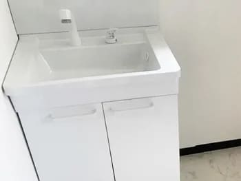 入居者を迎えられる洗面所に改装