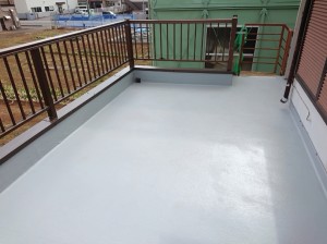 雨漏りしていたバルコニーをFRP防水で仕上げ