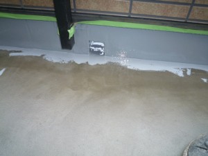 ベランダを防水仕様に施工