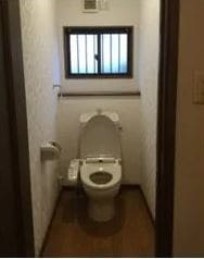 古くなったトイレを新しく