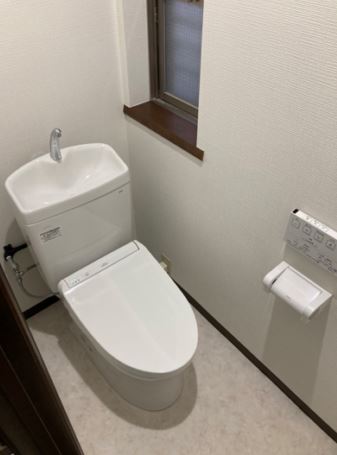 和式から洋式トイレに変更