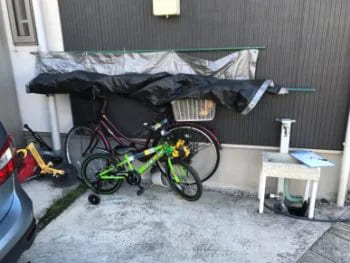 お子さん用に玄関内に洗面台を設置