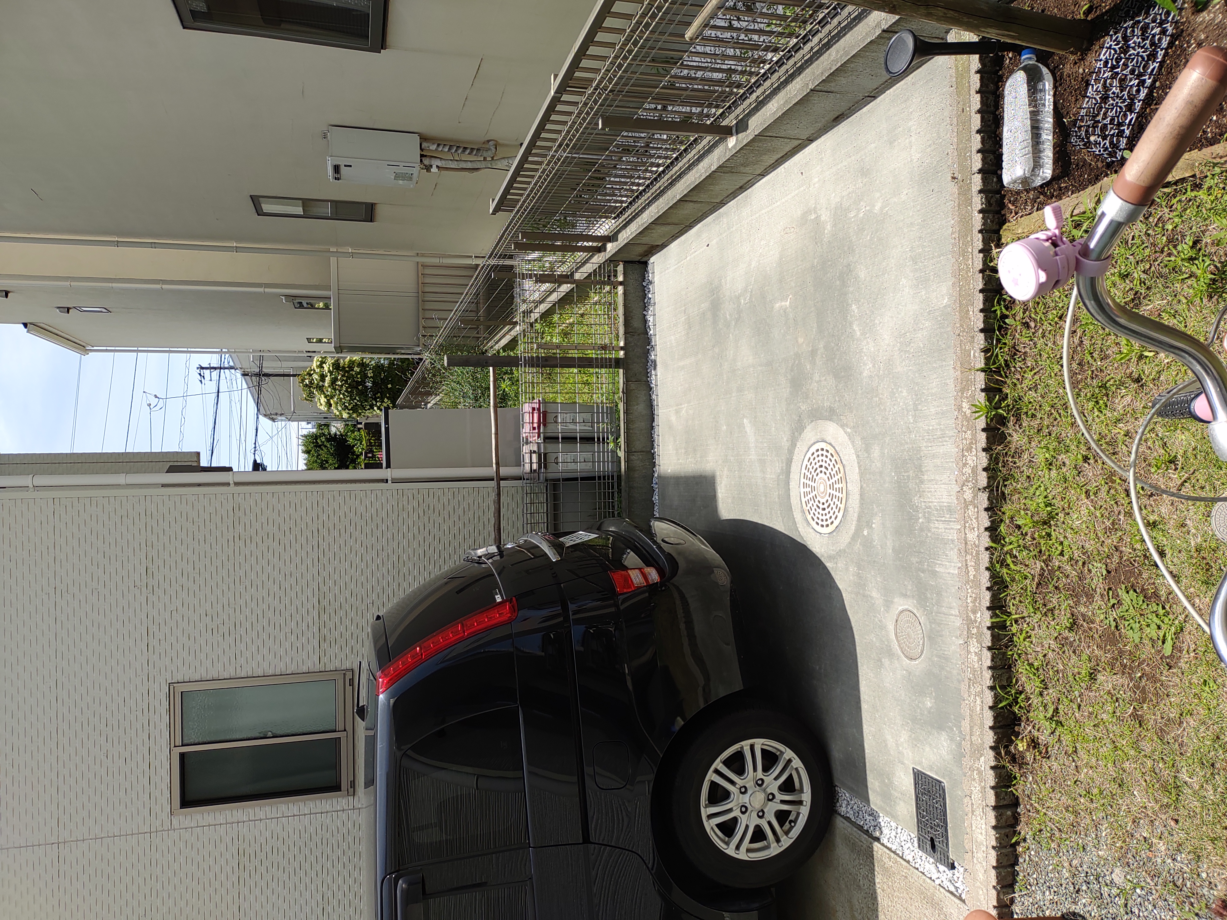 庭から駐車場へリフォーム