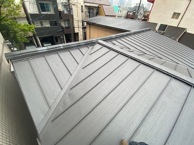 大阪市城東区　一部屋根葺き替え・一部補修工事