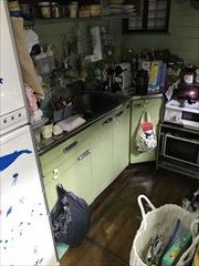 カフェのようなキッチンにリフォーム