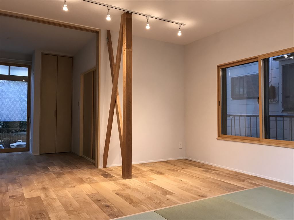 素材にこだわったリフォーム