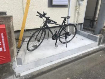 駐車場スペース確保に伴い花壇を撤去